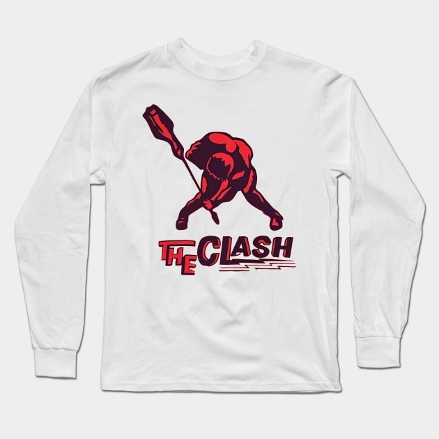 LONDON CALLING CLASH DISTRESSED Long Sleeve T-Shirt by LuckYA